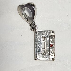 Cassette tape charm